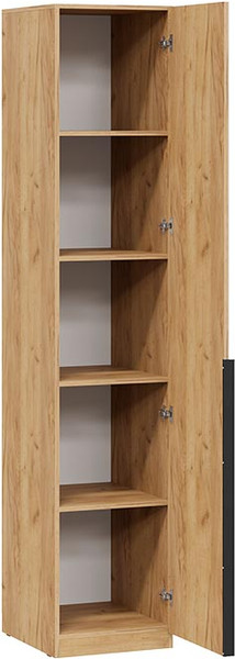 Изображение товара Шкаф-пенал ТриЯ Джоли (дуб крафт золотой/белый матовый)