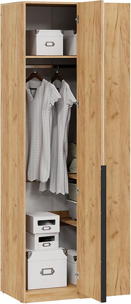 Изображение товара Шкаф ТриЯ Джоли угловой (дуб крафт золотой/белый матовый)