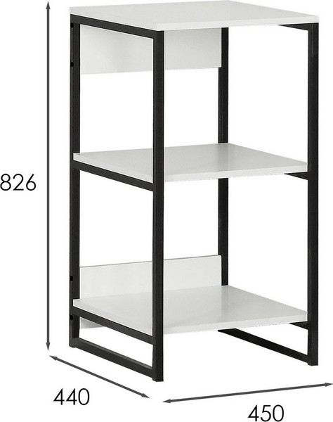 Изображение товара Стеллаж Мебелик №1 45x44x82.6