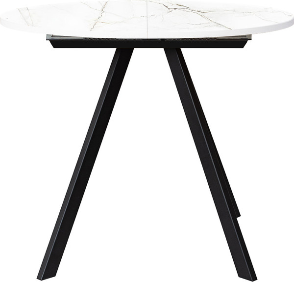 Изображение товара Обеденный стол Древпром М156 Пралеска ДП1-02-11 (оникс/черный матовый)