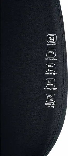 Изображение товара Автокресло INDIGO E-Tron Isofix I-Size (черный)