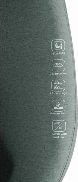 Изображение товара Автокресло INDIGO E-Tron Isofix I-Size (зеленый)