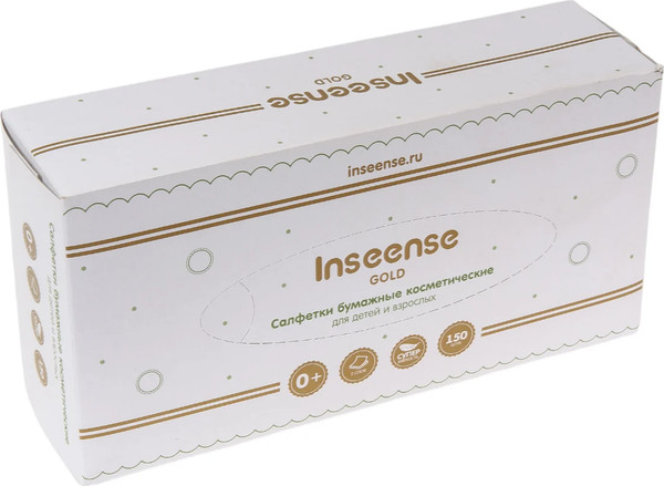 Изображение товара Бумажные салфетки Inseense Ins150sa (150шт, белый)