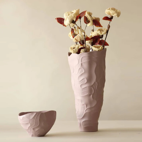 Изображение товара Ваза Merry Bear Home Decor Китай CY3824P (пепел розы)