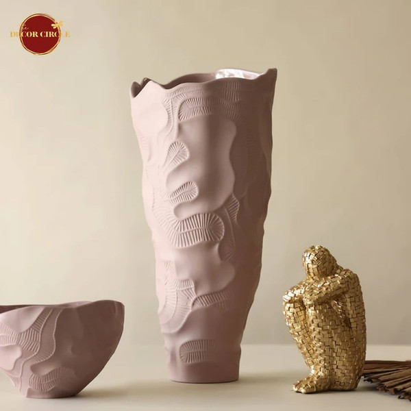 Изображение товара Ваза Merry Bear Home Decor Китай CY3824P (пепел розы)