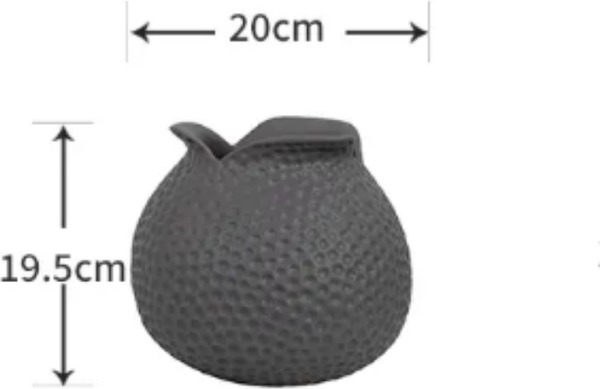 Изображение товара Ваза Merry Bear Home Decor Каменный цветок HPYG0158C2 (графит)