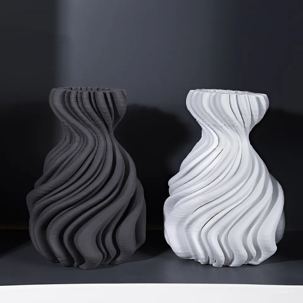 Изображение товара Ваза Merry Bear Home Decor Черное и белое ML01414640B (черный)