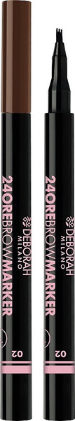 Изображение товара Фломастер для бровей Deborah Milano 24Ore Brow Marker тон 02 (0.8г)