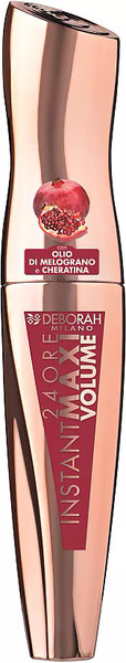 Изображение товара Тушь для ресниц Deborah Milano 24Ore Instant Maxi Volume Mascara с гранатом (12мл)