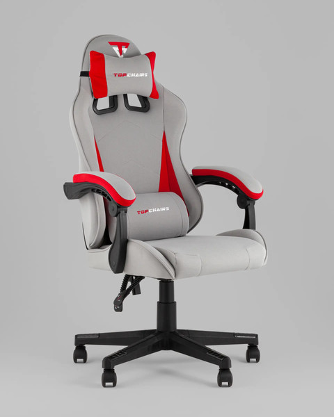 Изображение товара Кресло геймерское TopChairs Phantom GF-8080 TT704+TT703 (серый/красный)