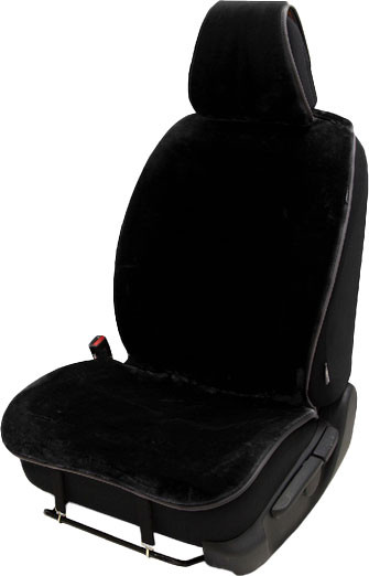 Изображение товара Комплект накидок на автомобильные сиденья Autoprofi MEX-401 BK (мех/черный)