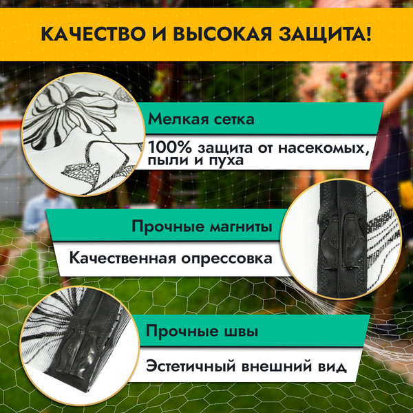 Изображение товара Москитная сетка на дверь Rosenberg R-400006