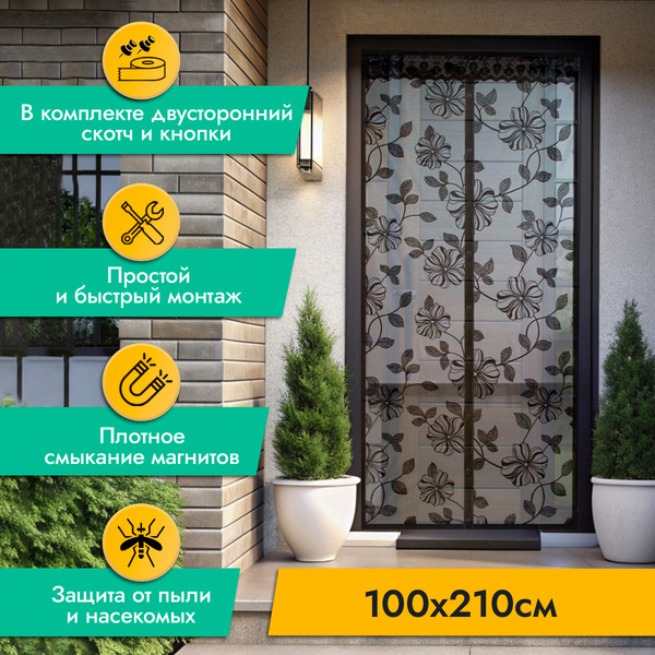 Изображение товара Москитная сетка на дверь Rosenberg R-400006