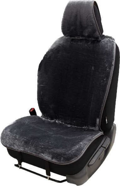 Изображение товара Комплект накидок на автомобильные сиденья Autoprofi MEX-401 GY (мех/серый)