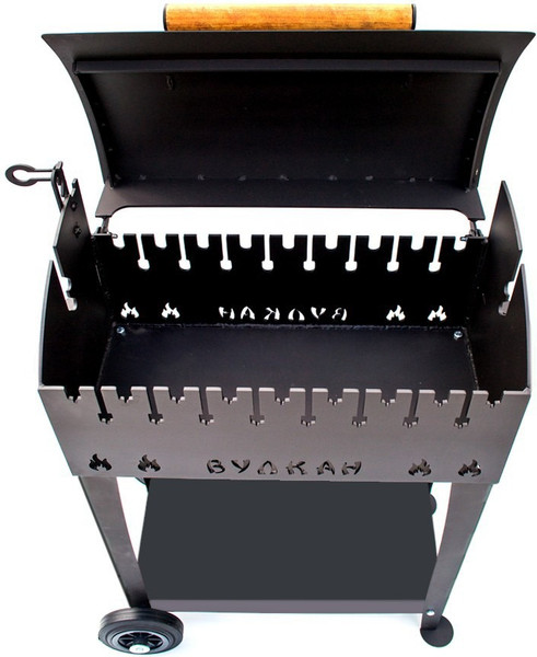 Изображение товара Мангал Вулкан Гриль 4мм на колесах