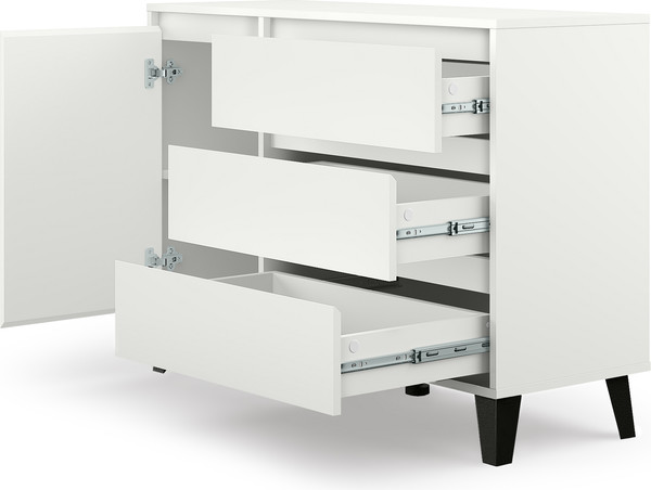 Изображение товара Тумба Anrex Boxwell Berg 1D3S (белый)