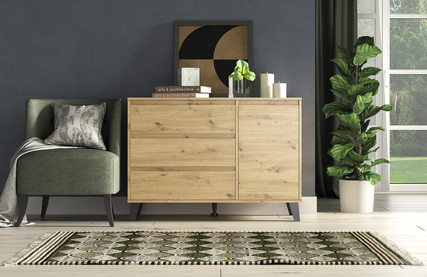 Изображение товара Тумба Anrex Boxwell Berg 1D3S (дуб артисан)