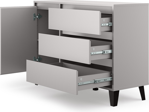 Изображение товара Тумба Anrex Boxwell Berg 1D3S (серый)