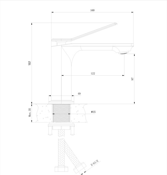 Изображение товара Смеситель Lauter Allure 21C618С
