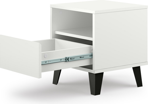 Изображение товара Прикроватная тумба Anrex Boxwell Berg 1SN (белый)