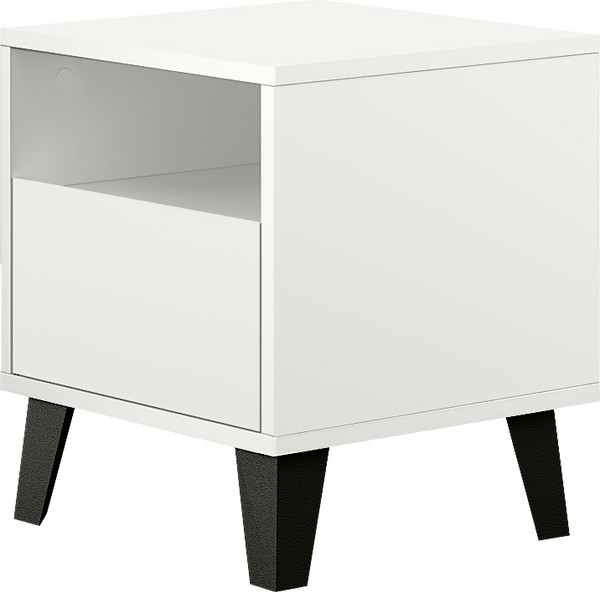 Изображение товара Прикроватная тумба Anrex Boxwell Berg 1SN (белый)