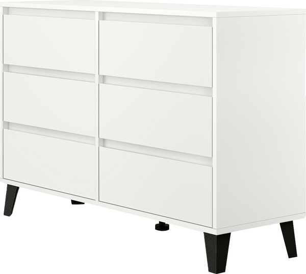 Изображение товара Комод Anrex Boxwell Berg 6S (белый)