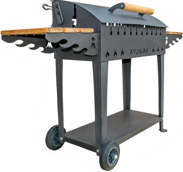 Изображение товара Мангал Вулкан Гриль В XL 4мм на колесах