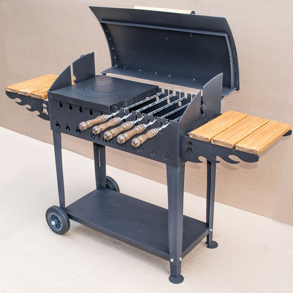 Изображение товара Мангал Вулкан Гриль В XL 4мм на колесах