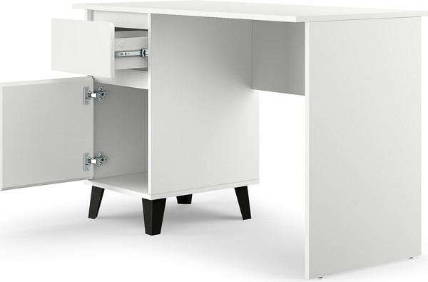 Изображение товара Письменный стол Anrex Boxwell Berg 1D1S (белый)