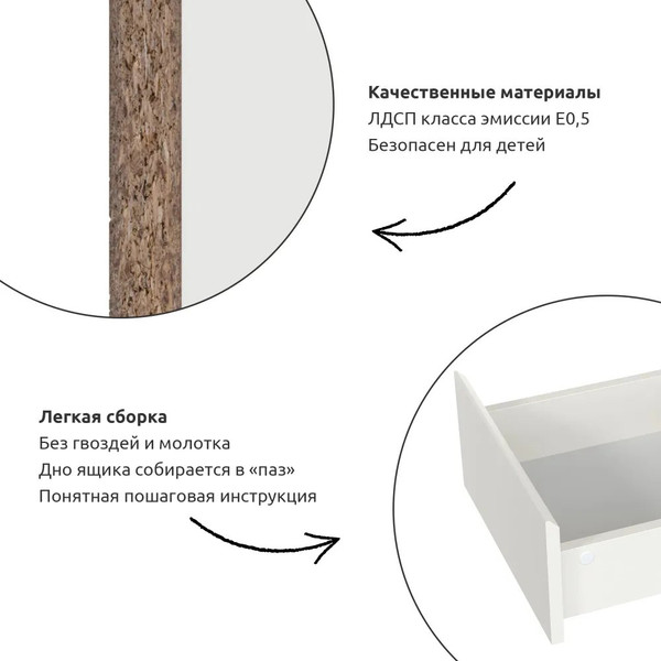 Изображение товара Письменный стол Anrex Boxwell Berg 1D1S (белый)