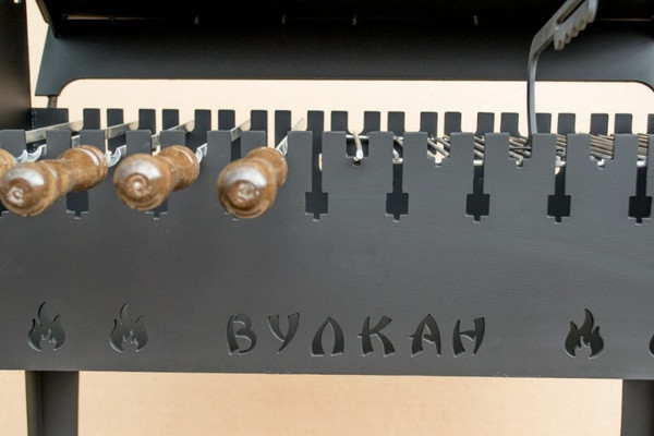 Изображение товара Мангал Вулкан Гриль М XL 4мм на колесах