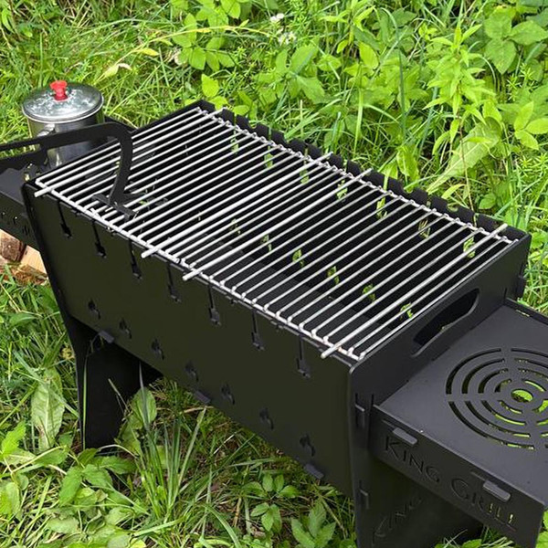 Изображение товара Набор решеток для мангала Вулкан S со съемной ручкой