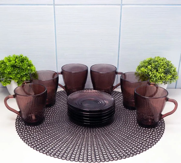 Изображение товара Набор для чая/кофе Luminarc Луиз Лилак O0533 (12пр)