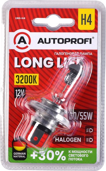 Изображение товара Автомобильная лампа Autoprofi Long Life LNG-H4 / P43T