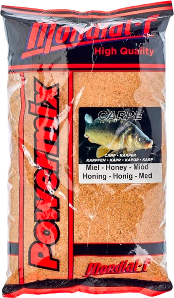 Изображение товара Прикормка рыболовная Mondial-F Powermix Carp Honey / SE-48683 (2.5кг)