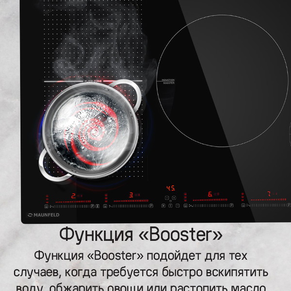 Изображение товара Индукционная варочная панель Maunfeld CVI804SFBK Inverter