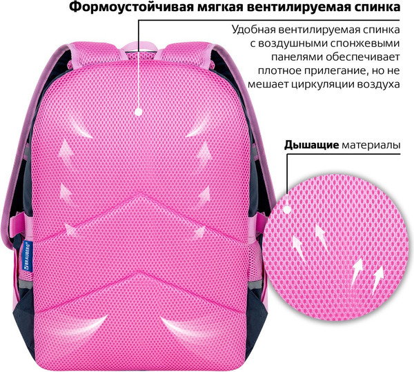 Изображение товара Школьный рюкзак Brauberg Vibe. Cat meeting / 272089