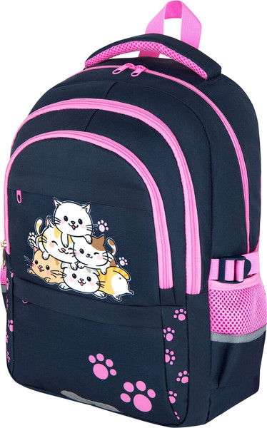 Изображение товара Школьный рюкзак Brauberg Vibe. Cat meeting / 272089