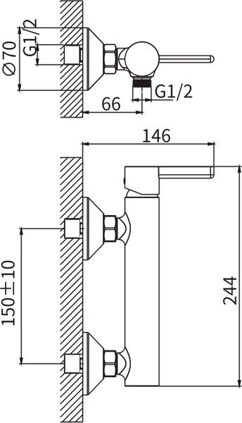 Изображение товара Смеситель Lauter Velvet 21СК9696С