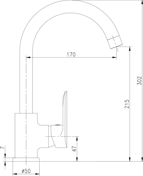 Изображение товара Смеситель Lauter Atrio 21DF1508