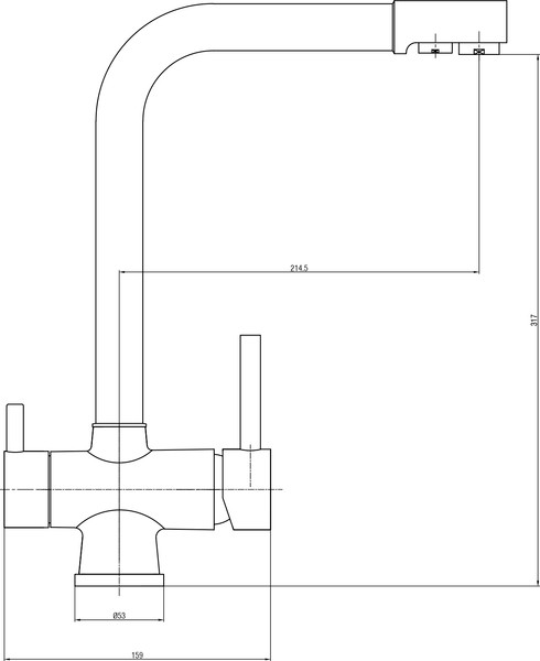 Изображение товара Смеситель Lauter Line 21АМ62311