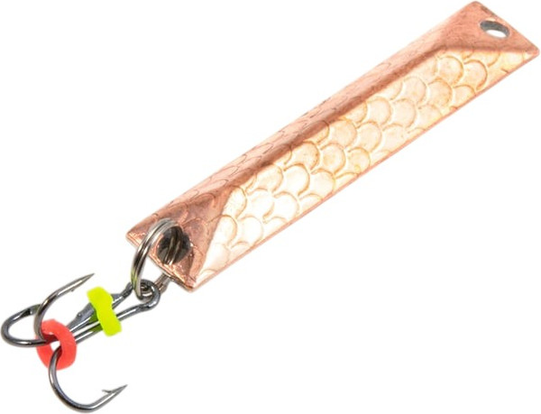 Изображение товара Блесна Yaman Шпала c тройником 30мм 3.1г / Я-БВ224 (никель/медь)