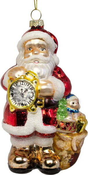 Изображение товара Елочная игрушка Грай Санта Клаус с часами Ф-245