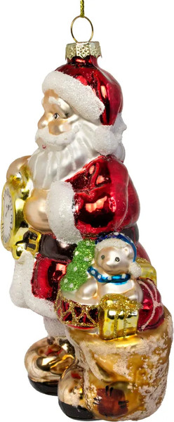 Изображение товара Елочная игрушка Грай Санта Клаус с часами Ф-245
