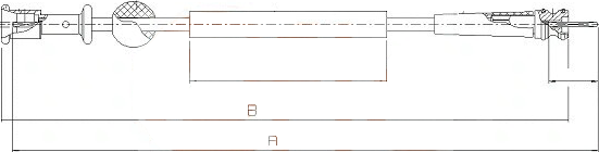 Изображение товара Трос спидометра Cofle 92.S21037
