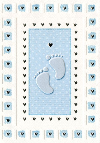 Изображение товара Открытка Turnowsky Отпечаток ступни малыша MO5390B