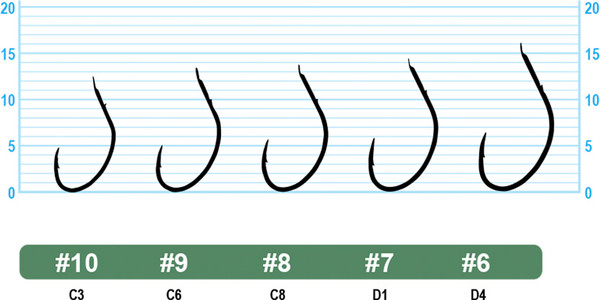 Изображение товара Набор крючков рыболовных Owner Budou brown №9 / 50556-09 (13шт)