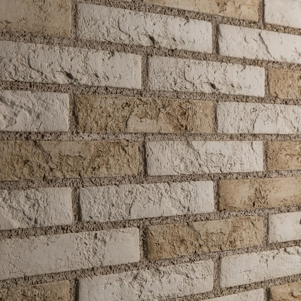 Изображение товара Декоративный камень гипсовый Stone Mill Кирпич Норд ПГД-1-Л 3501 (слоновая кость)