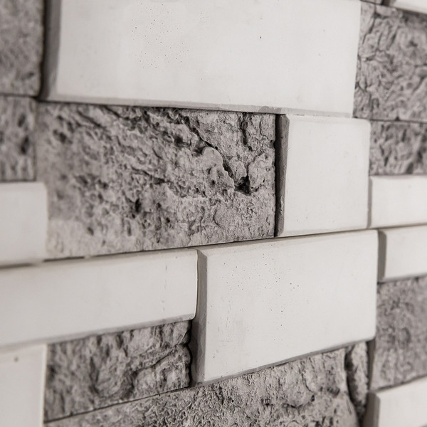 Изображение товара Декоративный камень гипсовый Stone Mill Сланец Мозаичный ПГД-1-Л 1206 (серый)
