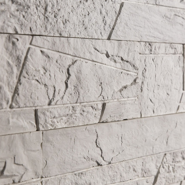 Изображение товара Декоративный камень гипсовый Stone Mill Сланец Альпийский ПГД-1-Л 3600 (белый)